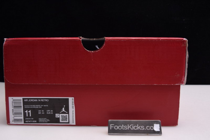 AIR JORDAN 14 RETRO GYM RED TORO 487471-006