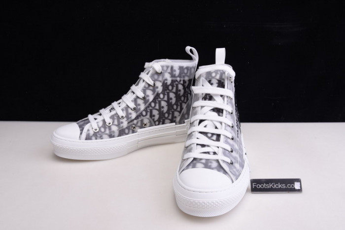 B23 Oblique High Top Sneakers white T004801-1070