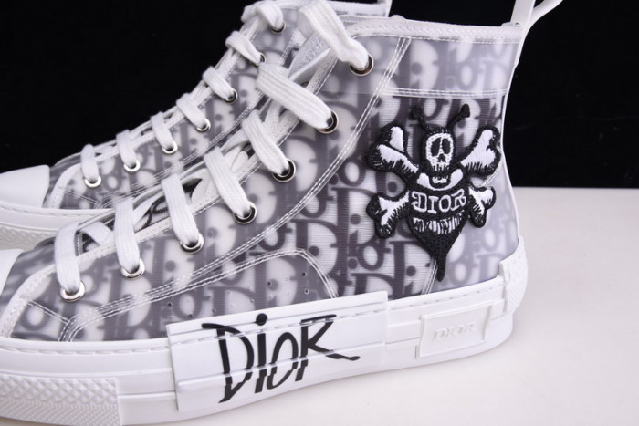 B23 Oblique High Top Sneakers white T004801-1070