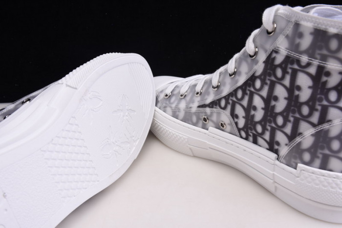 B23 Oblique High Top Sneakers white T004801-1070