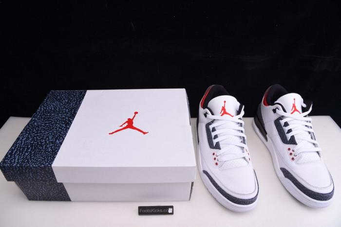 Air Jordan 3 Retro Denim "Fire Red" CZ6431-100