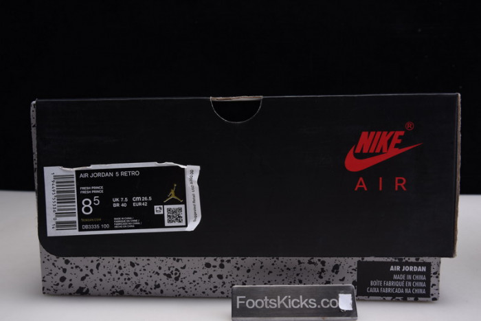 Air Jordan 5 white Alternate Bel-Air  DB3335-100