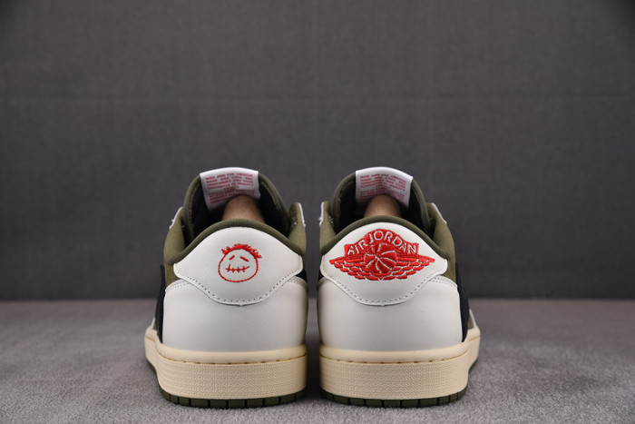 Travis Scott x Air Jordan 1 Low OG Medium Olive  DM7866-200