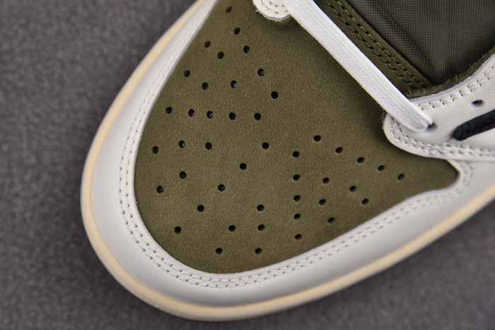 Travis Scott x Air Jordan 1 Low OG Medium Olive  DM7866-200