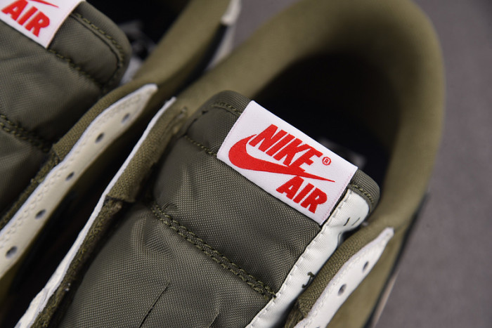 Travis Scott x Air Jordan 1 Low OG Medium Olive  DM7866-200
