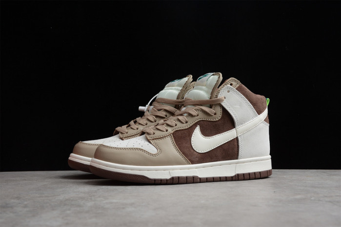 Nike Dunk High Light Chocolate  DH5348-100