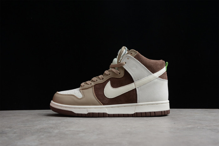 Nike Dunk High Light Chocolate  DH5348-100