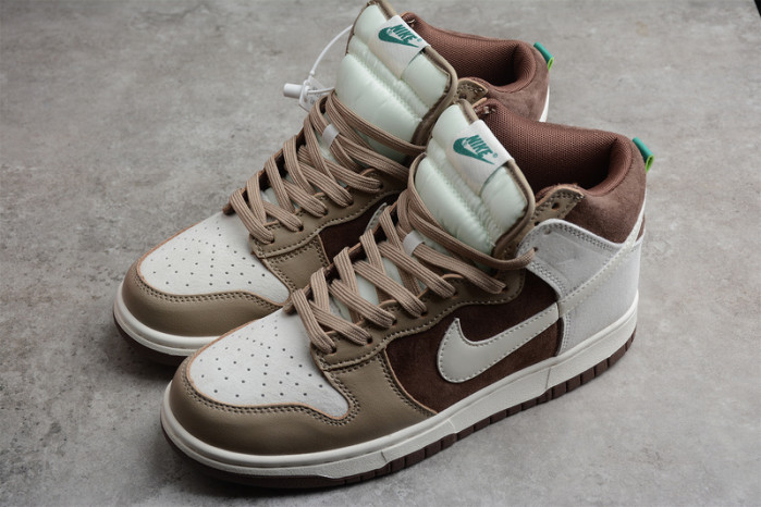 Nike Dunk High Light Chocolate  DH5348-100