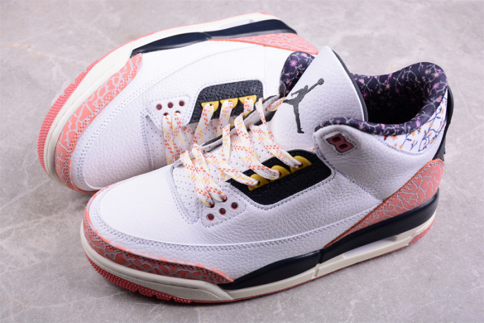 Air Jordan 3 GS "Red Stardust" 441140-100
