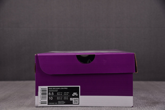 Nike SB Dunk Low Pro White Gum CD2563-101