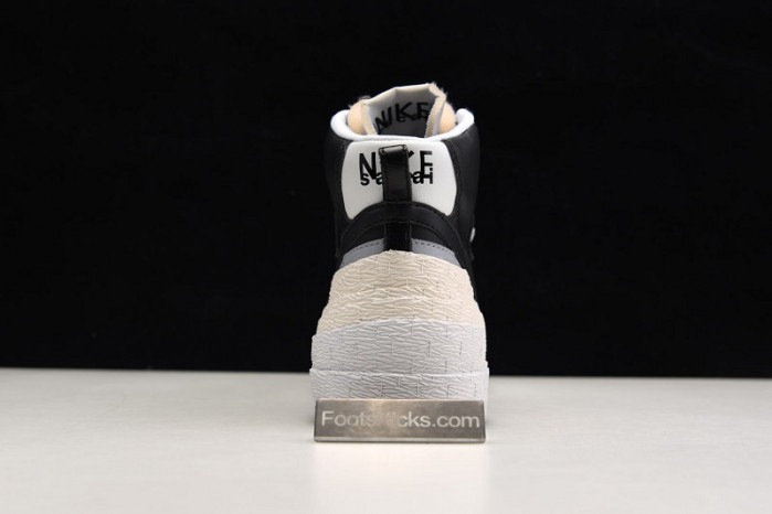 Sacai x Blazer Mid Black Grey BV0072-002