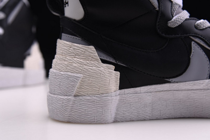 Sacai x Blazer Mid Black Grey BV0072-002