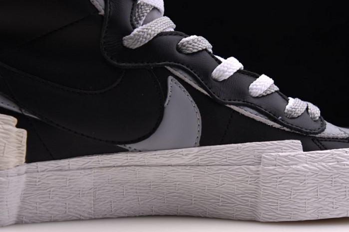 Sacai x Blazer Mid Black Grey BV0072-002