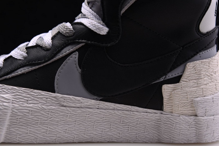 Sacai x Blazer Mid Black Grey BV0072-002