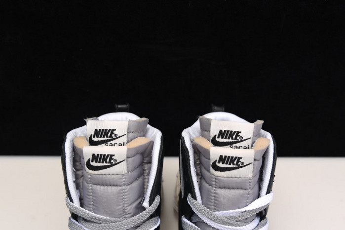 Sacai x Blazer Mid Black Grey BV0072-002