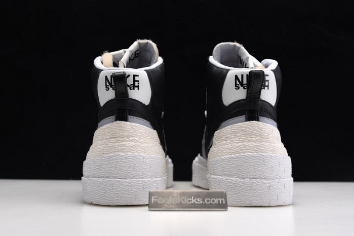 Sacai x Blazer Mid Black Grey BV0072-002