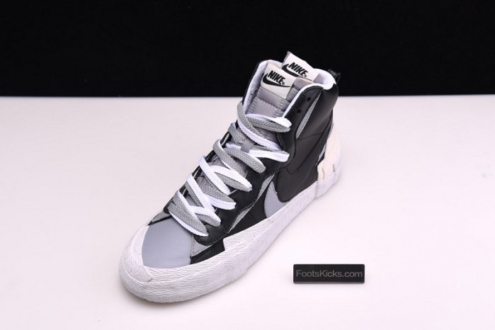 Sacai x Blazer Mid Black Grey BV0072-002
