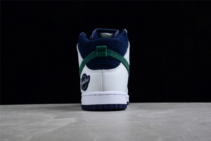 Nike Dunk High Sports Specialties White Navy DH0953-400