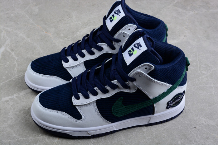 Nike Dunk High Sports Specialties White Navy DH0953-400