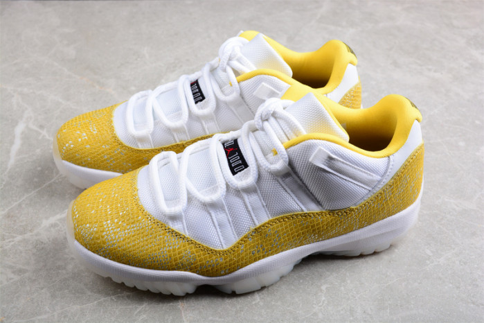 Air Jordan 11 Low “Yellow Snakeskin”  AH7860-107