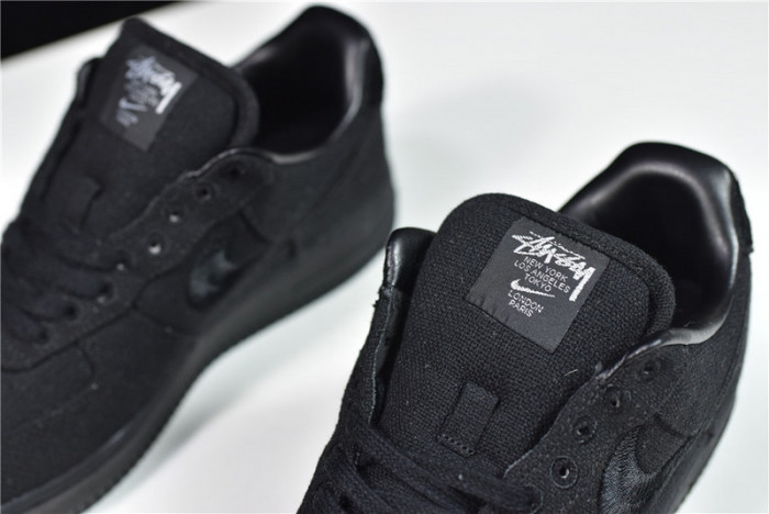 Nike Air Force 1 Low Stussy Black  CZ9084-001