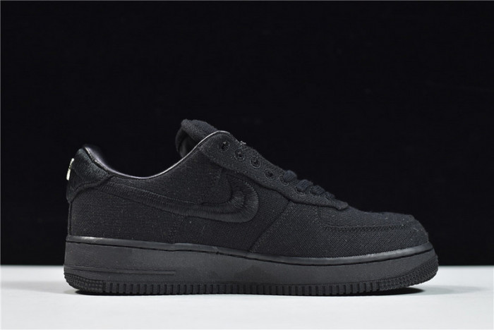 Nike Air Force 1 Low Stussy Black  CZ9084-001