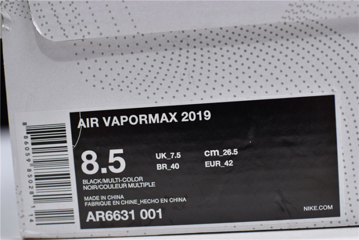 Air VaporMax 2019 Throwback Future  AR6631-001