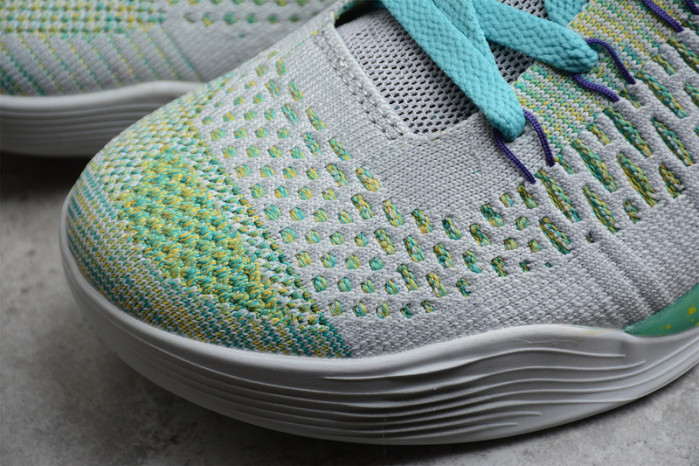 Nike Kobe 9 Grey Green Purple  630487-005