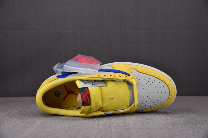 Travis Scott Air Jordan 1 Low OG Canary DZ4137-700