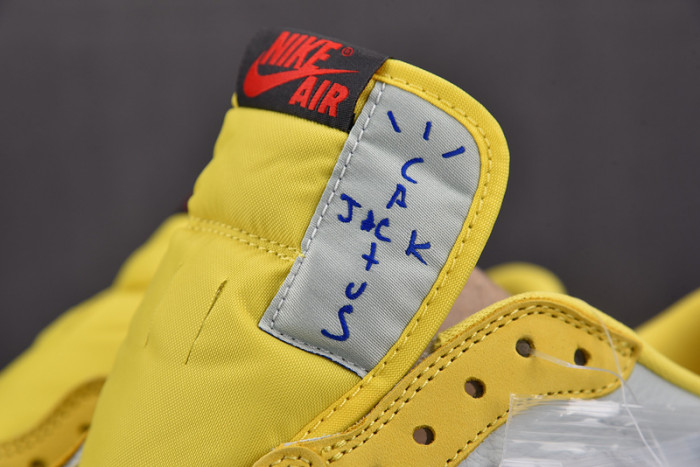 Travis Scott Air Jordan 1 Low OG Canary DZ4137-700