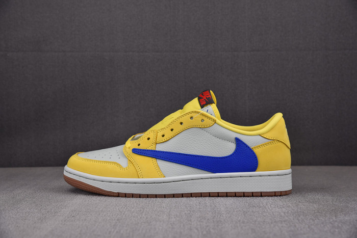 Travis Scott Air Jordan 1 Low OG Canary DZ4137-700