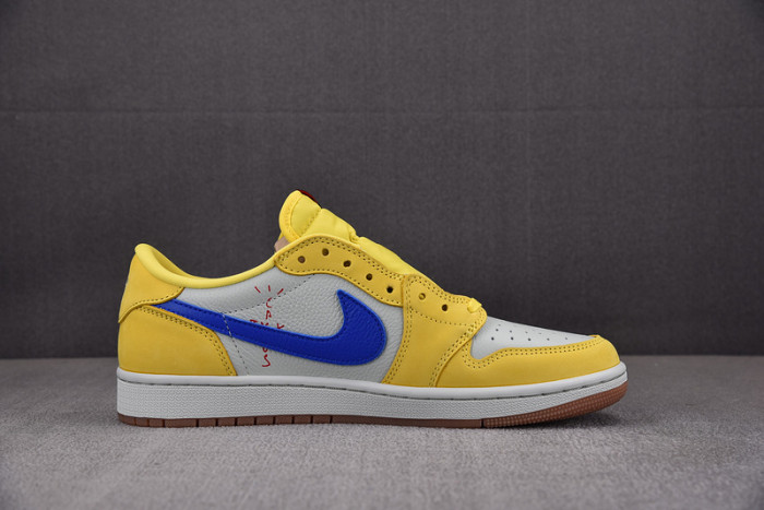Travis Scott Air Jordan 1 Low OG Canary DZ4137-700