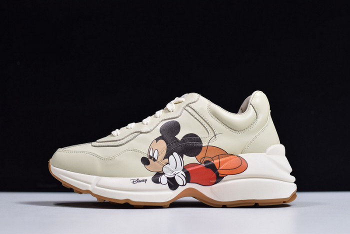 GUCCI Disney x Rhyton Vintage Trainer Sneaker 498916 A9L00 9522