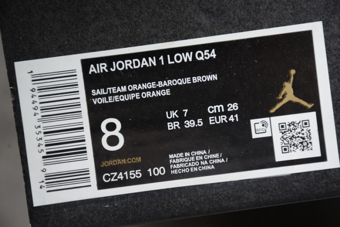 AIR Jordan 1 Low Quai 54  CZ4155-100