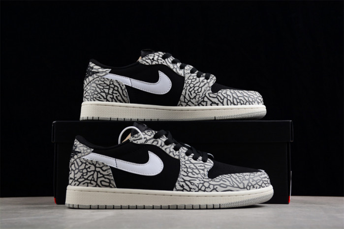Air Jordan 1 Retro Low OG Black Cement CZ0790-001