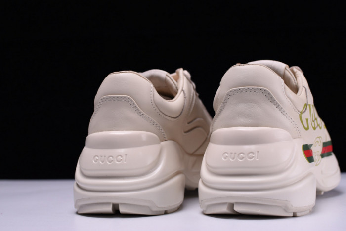 GUCCI LOGO RHYTON VINTAGE TRAINER SNEAKER