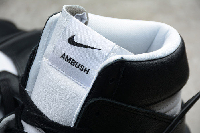 NIKE SB DUNK HIGH Ambush Black White  CU7544-001