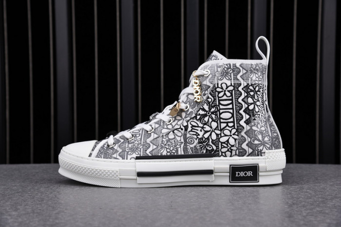 B23 OBLIQUE HIGH TOP SNEAKERS T00480H0534