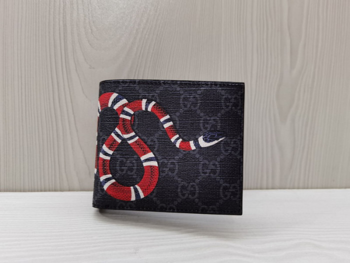 GUCCI  SNAKE  BLACK  WALLETS