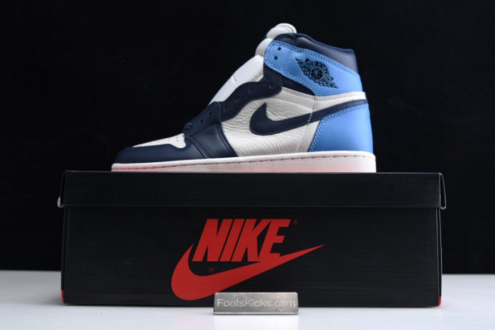 Air Jordan 1 Obsidian University Blue 555088-140