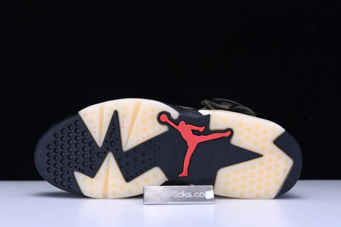 Travis Scott Air Jordan 6 Medium Olive Cactus Jack CN1084-200