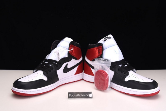 Air Jordan 1 Satin Black Toe CD0461-016