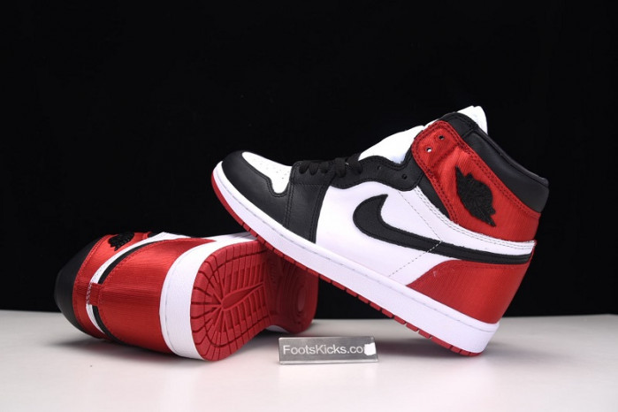 Air Jordan 1 Satin Black Toe CD0461-016
