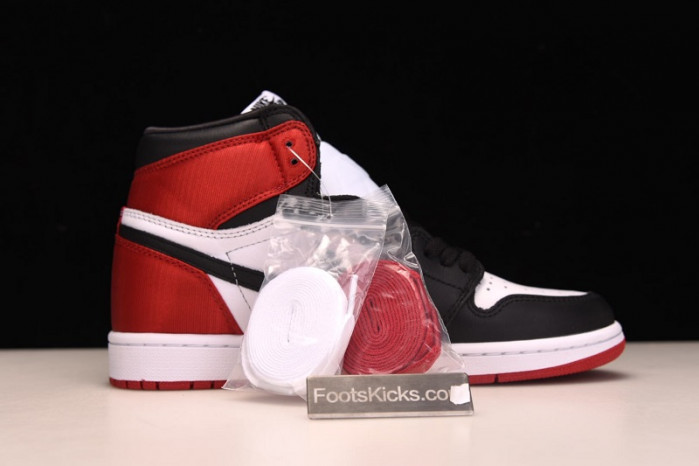 Air Jordan 1 Satin Black Toe CD0461-016