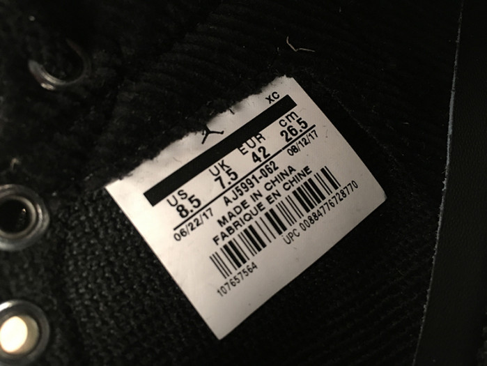 AIR JORDAN 1 RETRO ALEALI "ALEALI MAY" black AJ5991-062