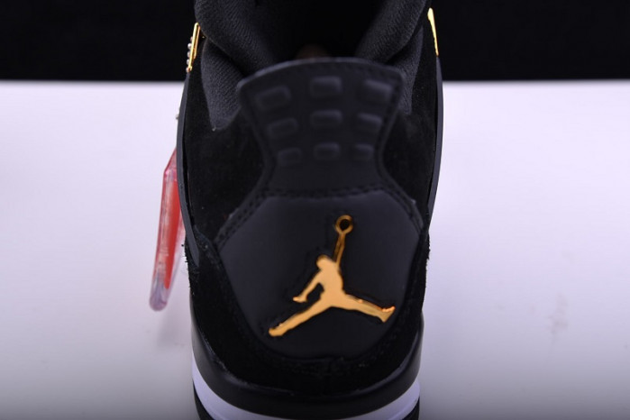 Air Jordan 4 “Royalty”  Black/Metallic Gold-White mens 308497-032