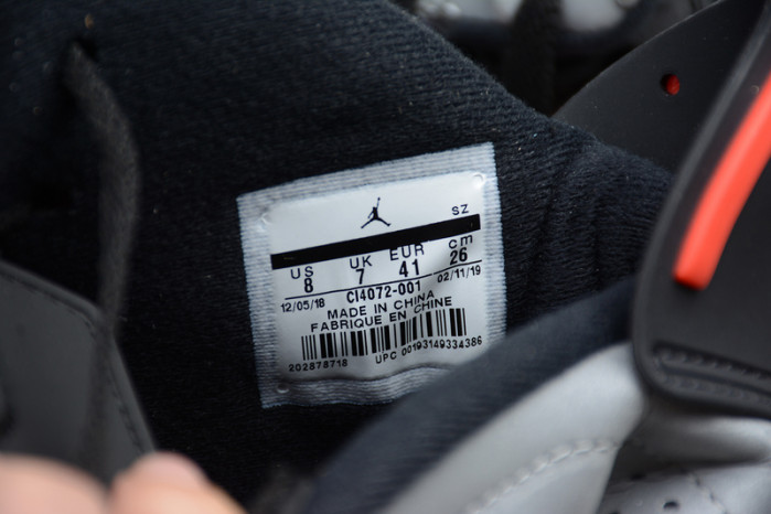 Air Jordan 6 Reflective Silver  CI4072-001