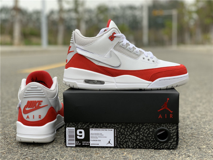 Jordan 3 Retro Tinker White University Red CJ0939-100