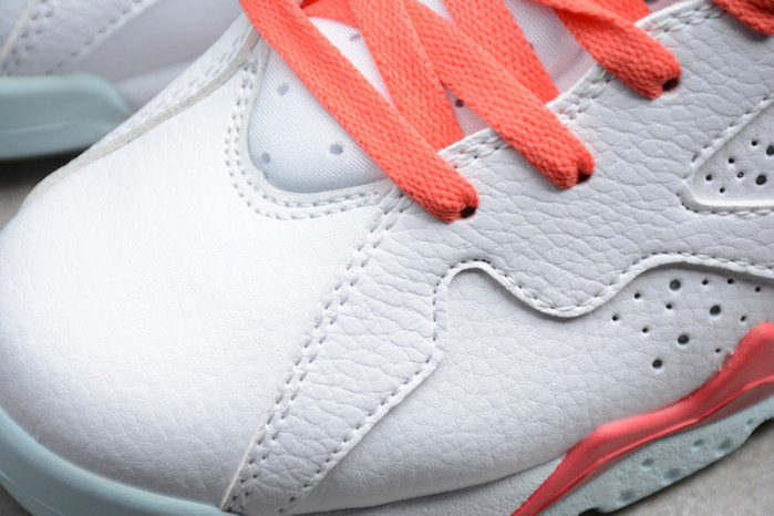 Air Jordan 7 Girls White Topaz Mist Ember Glow 442960-104