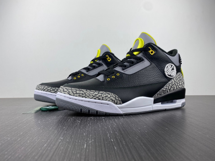 AIR JORDAN 3 RETRO OREGON DUCKS PIT CREW H011-MNJDLS-594-282240